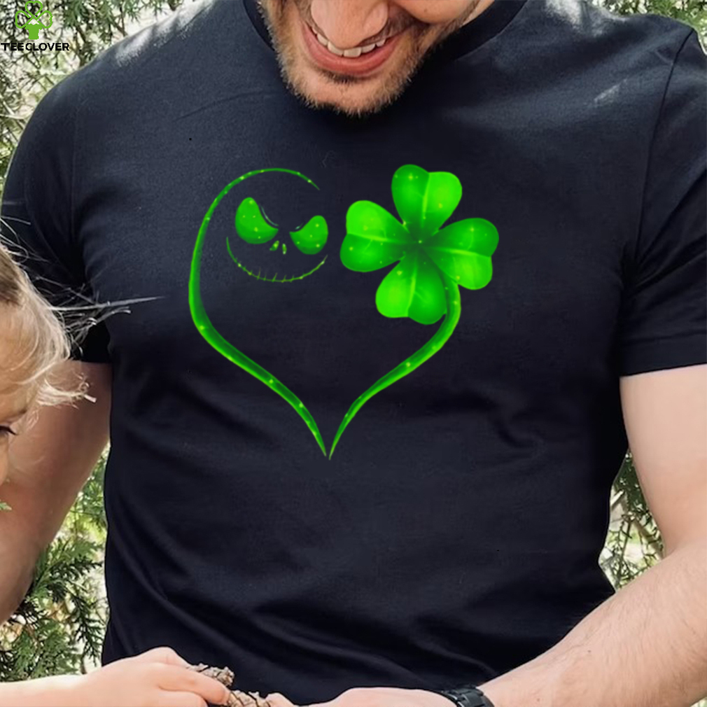 Jack Skellington and Irish Four Leaf Clover shirt