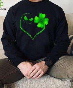 Jack Skellington and Irish Four Leaf Clover hoodie, sweater, longsleeve, shirt v-neck, t-shirt