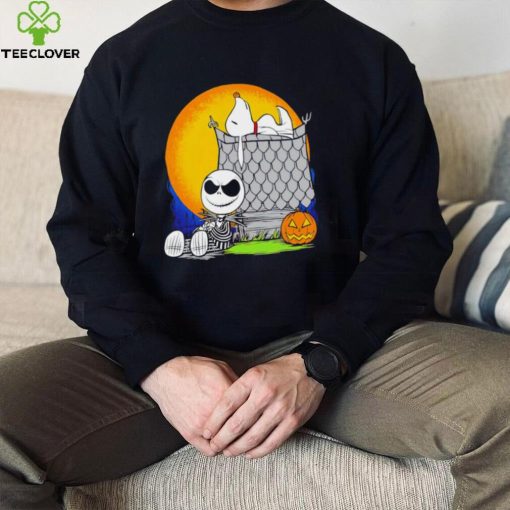 Jack Skellington and Snoopy Skellingnuts Nightmare before Christmas hoodie, sweater, longsleeve, shirt v-neck, t-shirt