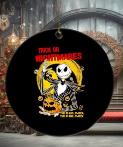 Jack Skellington trick or nightmares this is Halloween ornament