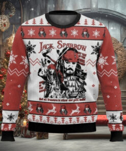 Jack Sparrow The Pirate’s Life For Me Ugly Christmas Sweater