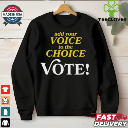 Jack White Add Your Voice To The Choice Vote Shirt