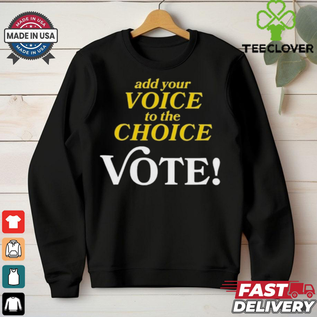Jack White Add Your Voice To The Choice Vote Shirt Jack White Add Your Voice To The Choice Vote Shirt