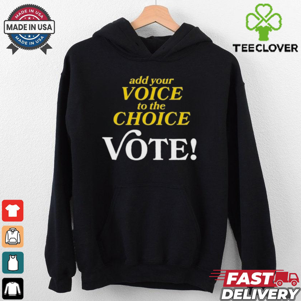 Jack White Add Your Voice To The Choice Vote Shirt Jack White Add Your Voice To The Choice Vote Shirt