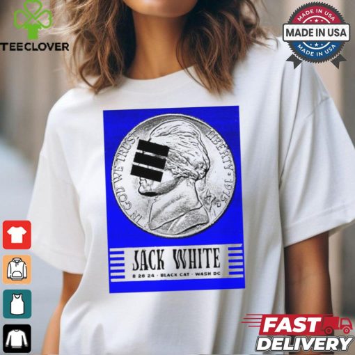 Jack White In Washington, DC On August 26 2024 Tour Poster Shirt