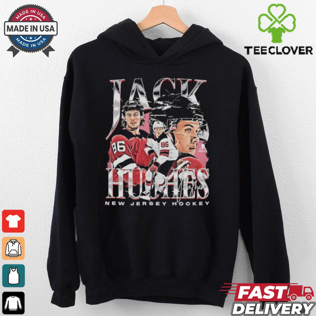 Jack hughes new jersey vintage signature shirt Jack hughes new jersey vintage signature shirt
