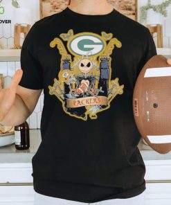 Jack skellington halloween Green Bay Packers fan shirt