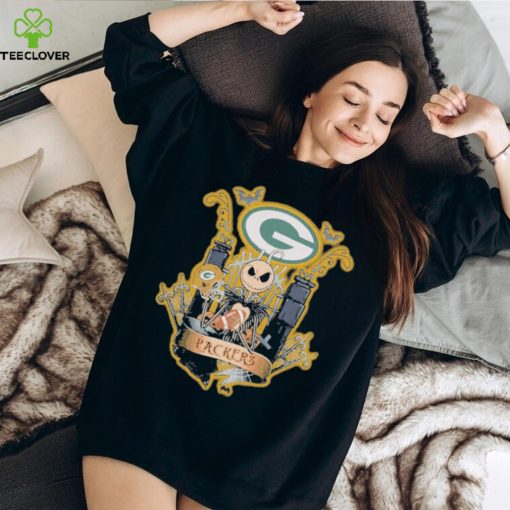Jack skellington halloween Green Bay Packers fan shirt