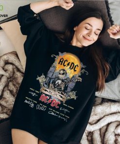 Jack skellington halloween ac DC fan shirt