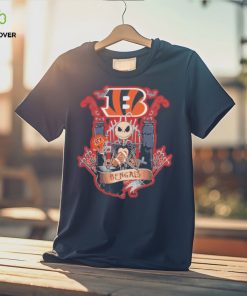 Jack skellington halloween cincinnatI bengals fan shirt