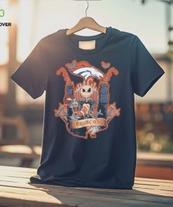 Jack skellington halloween denver broncos fan shirt