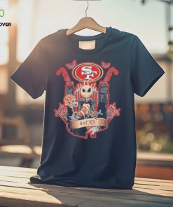 Jack skellington halloween san francisco 49ers fan shirt