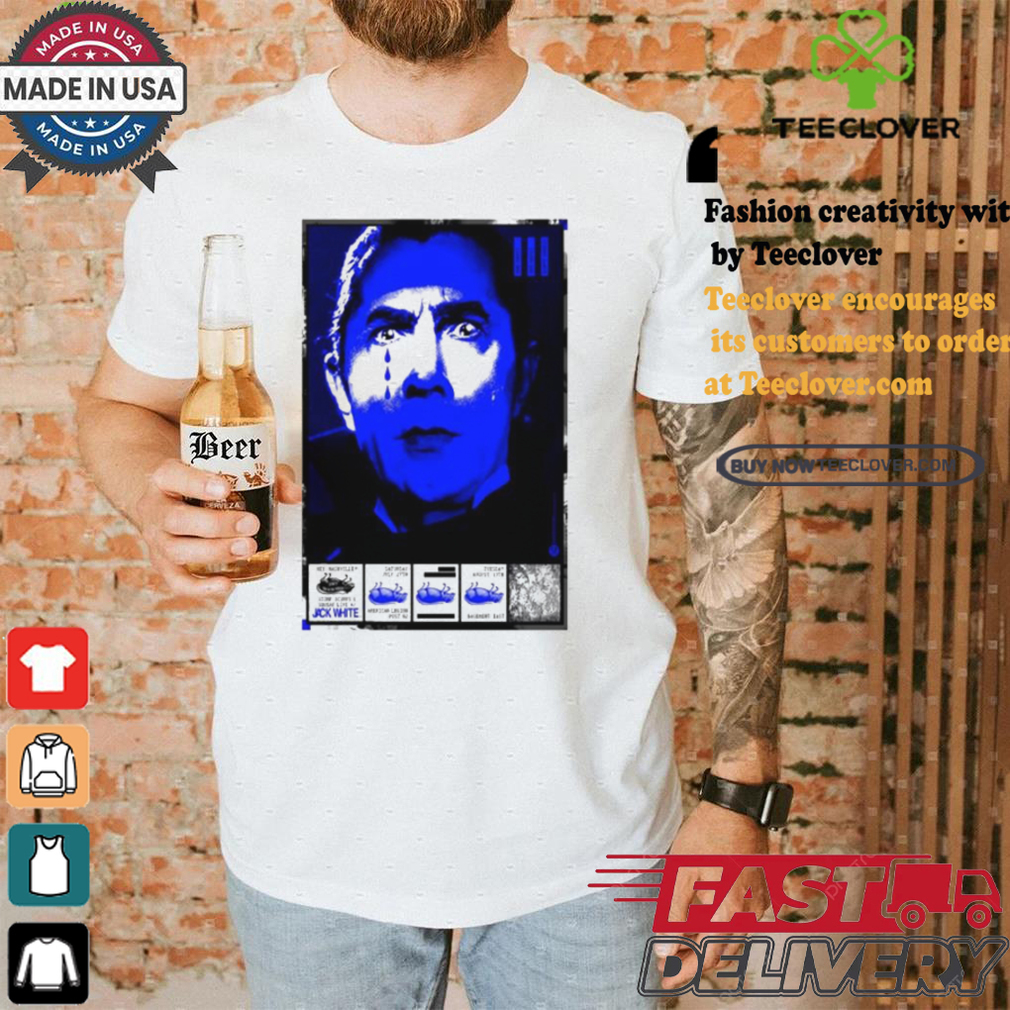 Jack white in nashville tn on august 13 2024 tour poster shirt Jack white in nashville tn on august 13 2024 tour poster shirt