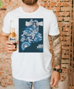 Jack white with cautious clay agust 232022 cross insurance arena portland Maine poster shirt