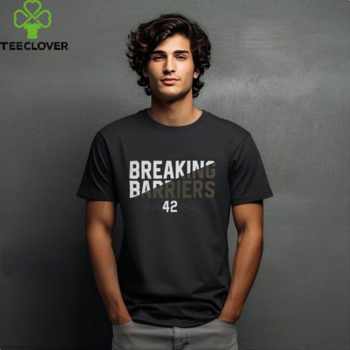 Jackie Robinson Day Breaking Barriers Legend Black Hoodie Sweat hoodie, sweater, longsleeve, shirt v-neck, t-shirt