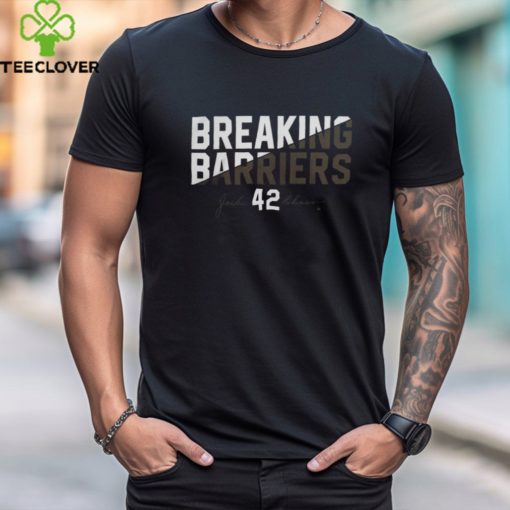 Jackie Robinson Day Breaking Barriers Legend Black Hoodie Sweat hoodie, sweater, longsleeve, shirt v-neck, t-shirt