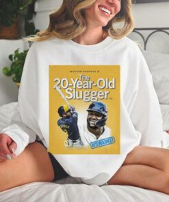 Jackson Chourio Milwaukee Brewers is the 20 year old slugger hoodie, sweater, longsleeve, shirt v-neck, t-shirt