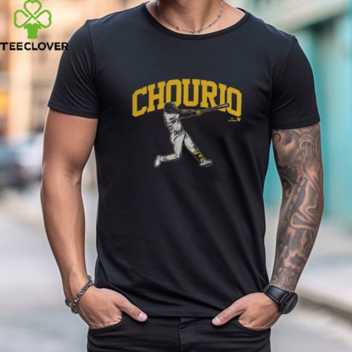 Jackson Chourio Slugger Swing Tee Milwaukee Brewers shirt