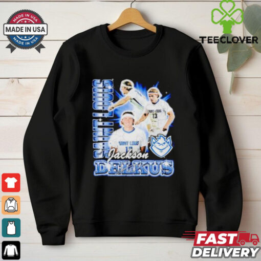 Jackson Delkus Saint Louis Billikens signature vintage graphic hoodie, sweater, longsleeve, shirt v-neck, t-shirt