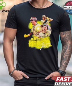 Jackson Merrill San Diego Padres outfielder signature shirt