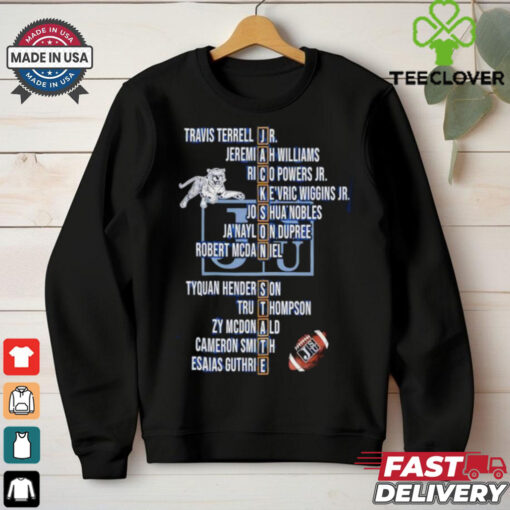 Jackson State Tigers Cricket Celebration Bowl Champions 2024 players name shirt