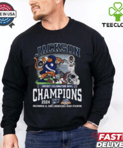 Jackson State Tigers Football Fan 2024 Cricket Celebration Bowl Champions T Shirt