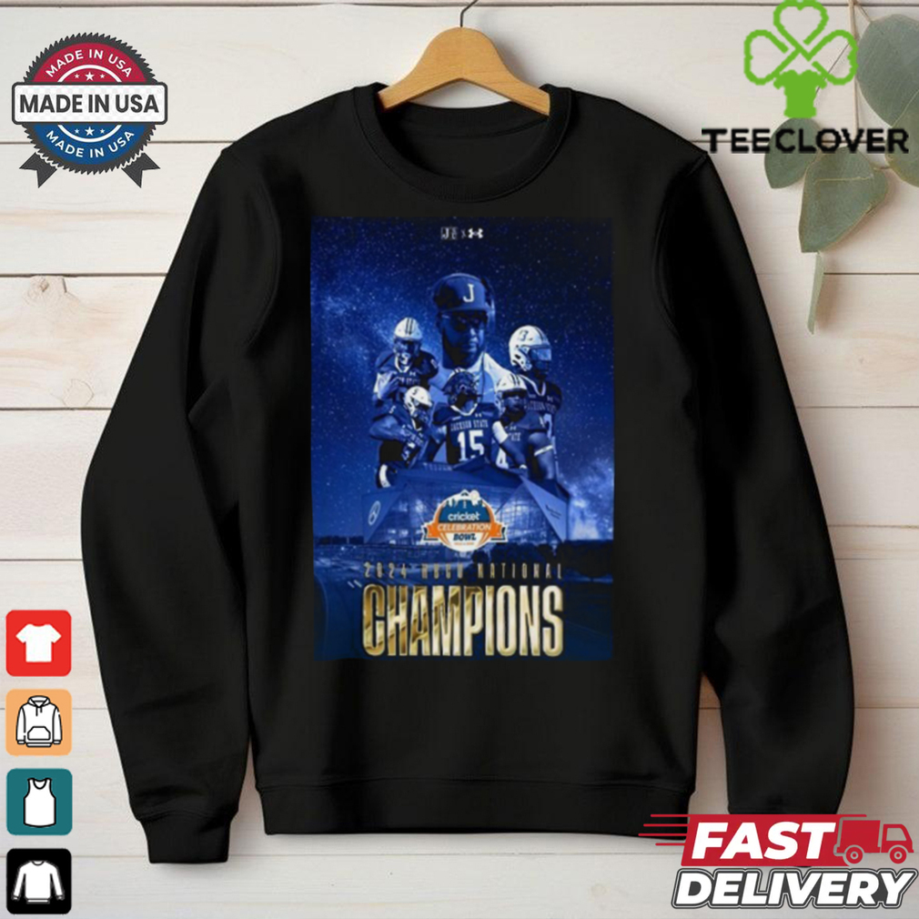 Jackson State Tigers Is Cricket Celebration Bowl Champions 2024 HBCU National Champions Poster Shirt Jackson State Tigers Is Cricket Celebration Bowl Champions 2024 HBCU National Champions Poster Shirt