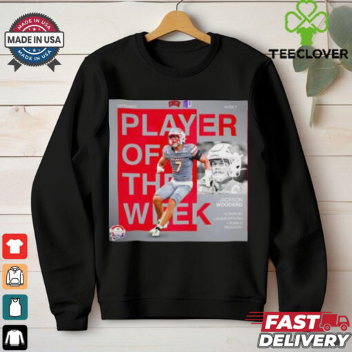 Jackson Woodard UNLV Rebels Defensive Player of the Week poster 2024 hoodie, sweater, longsleeve, shirt v-neck, t-shirt