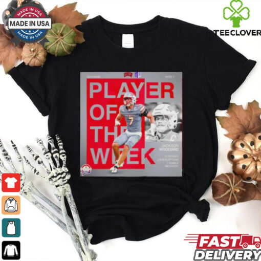 Jackson Woodard UNLV Rebels Defensive Player of the Week poster 2024 hoodie, sweater, longsleeve, shirt v-neck, t-shirt