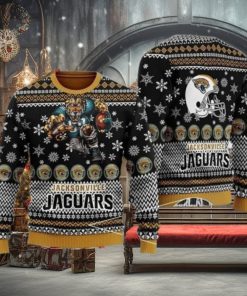 Jacksonville Jaguar Football Unisex Christmas Ugly Sweater