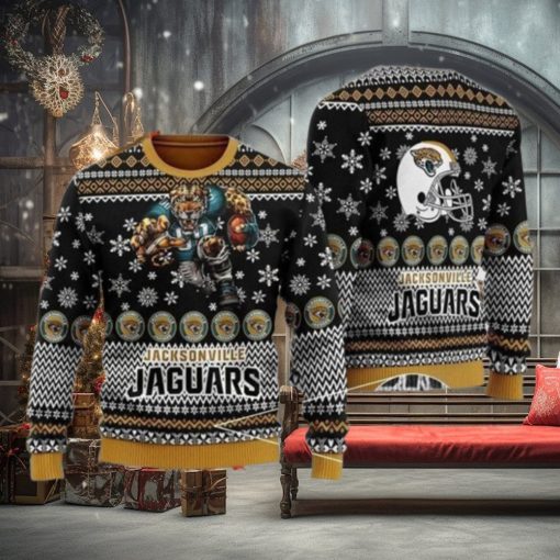 Jacksonville Jaguar Football Unisex Christmas Ugly Sweater
