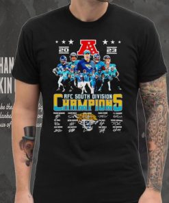 Jacksonville Jaguars 2023 AFC South Division Champions signatures hoodie, sweater, longsleeve, shirt v-neck, t-shirt