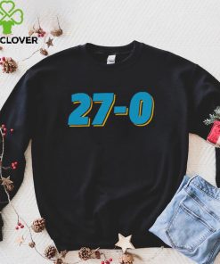 Jacksonville Jaguars 27 0 score hoodie, sweater, longsleeve, shirt v-neck, t-shirt