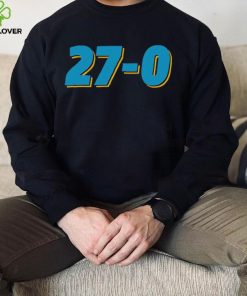 Jacksonville Jaguars 27 0 score hoodie, sweater, longsleeve, shirt v-neck, t-shirt