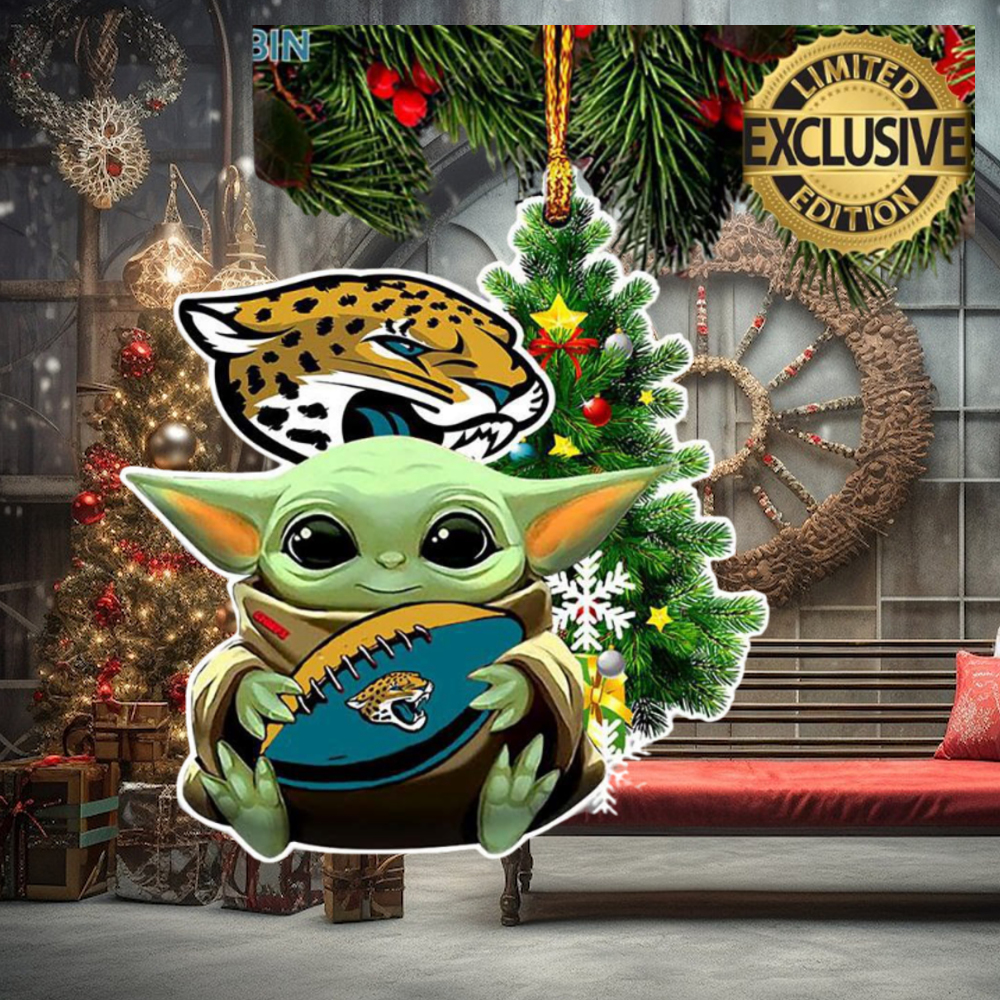 Jacksonville Jaguars Baby Yoda NFL Christmas Tree Decorations Ornament Jacksonville Jaguars Baby Yoda NFL Christmas Tree Decorations Ornament