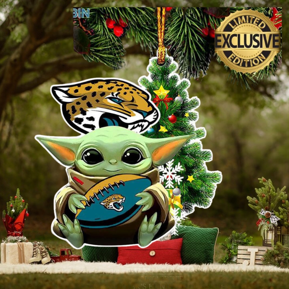 Jacksonville Jaguars Baby Yoda NFL Christmas Tree Decorations Ornament Jacksonville Jaguars Baby Yoda NFL Christmas Tree Decorations Ornament