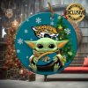 Chicago Blackhawks NHL Grinch Candy Cane Personalized Xmas Gifts Christmas Tree Decorations Ornament