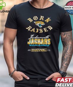 Jacksonville Jaguars Born x Raised Black Chrome Rocker Shirt