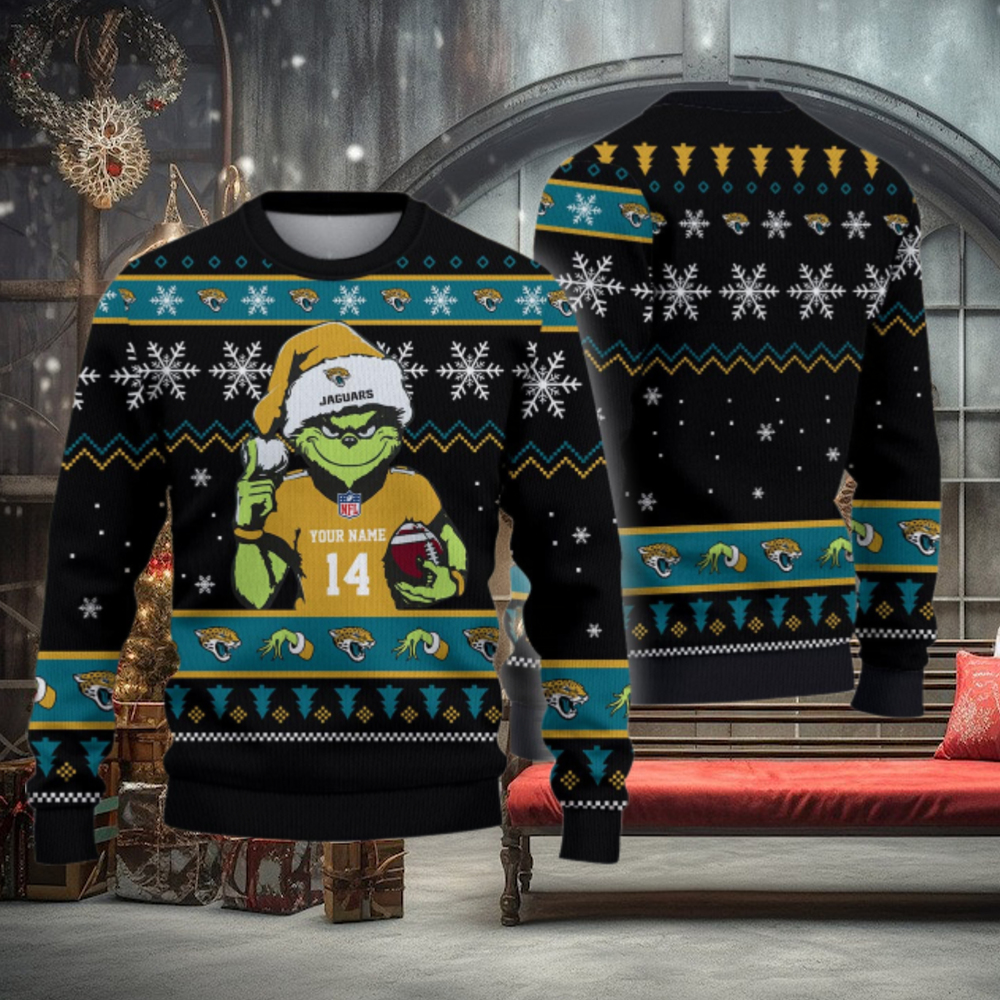 Jacksonville Jaguars Custom Chrismas Ugly Sweater Jacksonville Jaguars Custom Chrismas Ugly Sweater