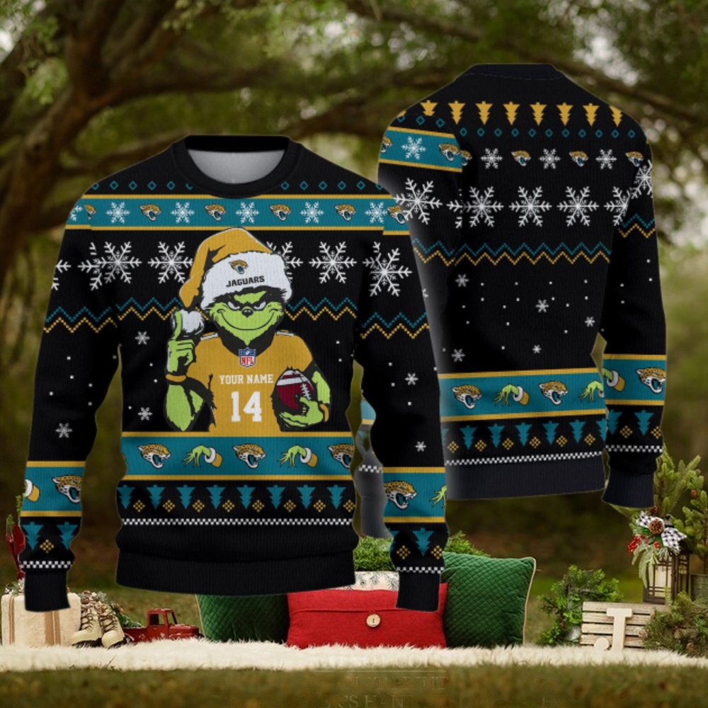 Jacksonville Jaguars Custom Chrismas Ugly Sweater Jacksonville Jaguars Custom Chrismas Ugly Sweater