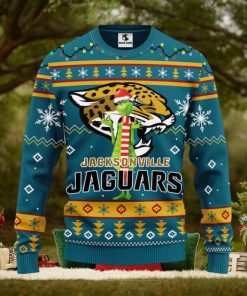 Jacksonville Jaguars Funny Grinch Christmas Ugly Sweater