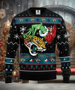 Jacksonville Jaguars Grinch Christmas Ugly Sweater