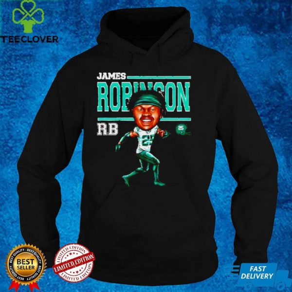 Jacksonville Jaguars James Robinson cartoon hoodie, sweater, longsleeve, shirt v-neck, t-shirt