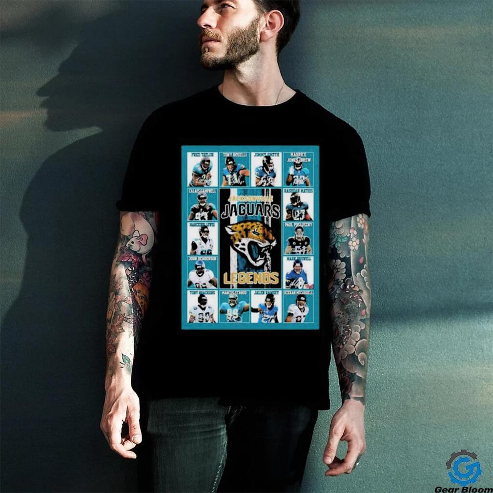 Jacksonville Jaguars Legends Unisex T Shirt Jacksonville Jaguars Legends Unisex T Shirt