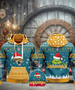 Jacksonville Jaguars Merry Christmas Ugly Hoodie Sweatshirt