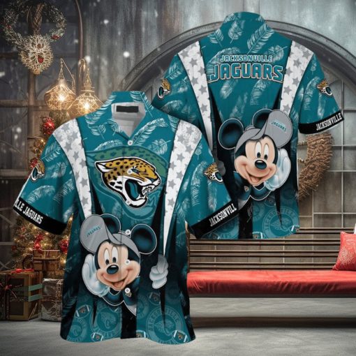 Jacksonville Jaguars Mickey Mouse NFL Hawaiian Shirt