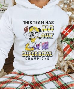 Jacksonville Jaguars Mickey Mouse This Team Has No Quit Super Bowl Champions 2024 shirt