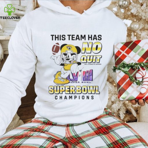 Jacksonville Jaguars Mickey Mouse This Team Has No Quit Super Bowl Champions 2024 hoodie, sweater, longsleeve, shirt v-neck, t-shirt