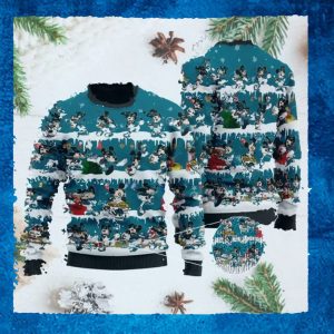 Jacksonville Jaguars Mickey NFL American Football Ugly Christmas Sweater Sweatshirt Party