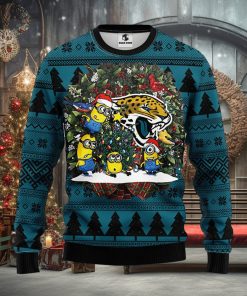 Jacksonville Jaguars Minion Christmas Ugly Sweater